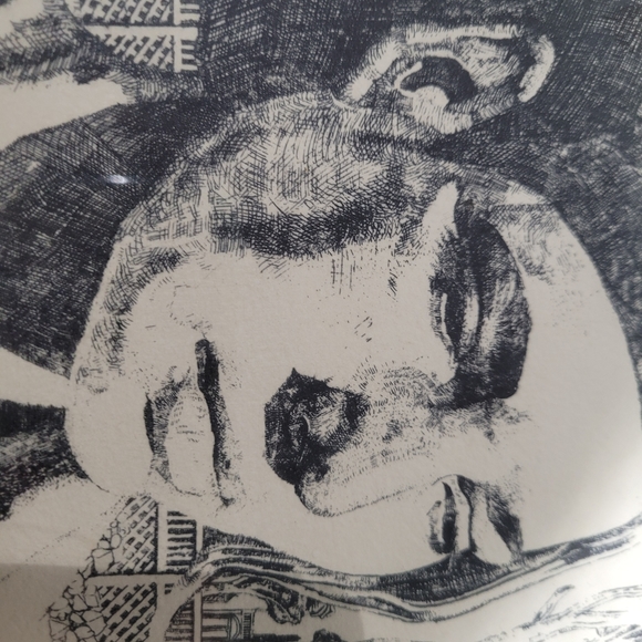 1968 signed print - Picture 5 of 7